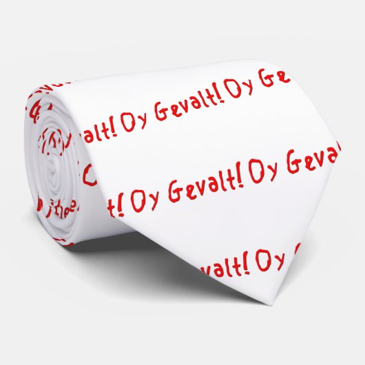 Oy Gevalt. Stropdas (Opgerold)