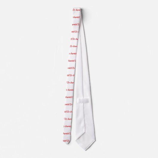 Oy Gevalt. Stropdas (Achterkant)