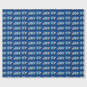 Oy Joy Chrismukkah Gift Wrap Cadeaupapier (Vlak)