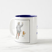 Oy! Kom terug Tweekleurige Koffiemok (Voorkant links)