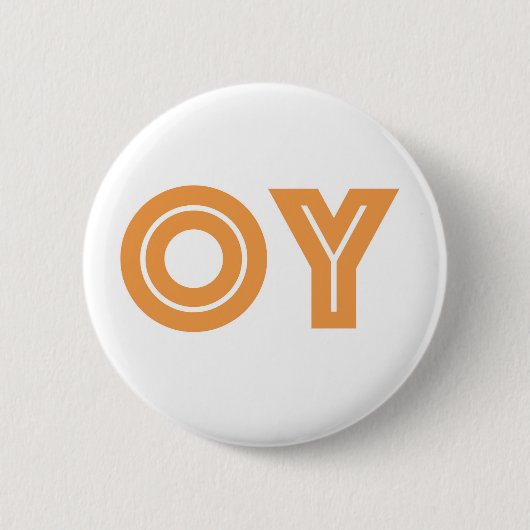 OY-Kvetcher's Button-Joodse Gift Ronde Button 5,7 Cm (Voorkant)