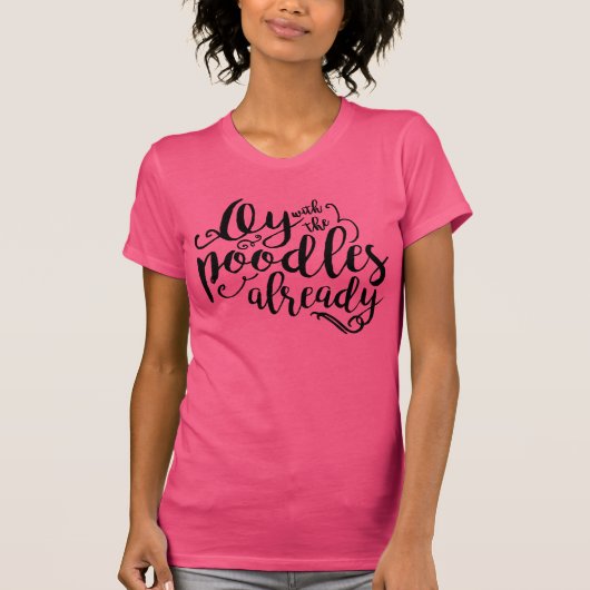 Oy met de al in Fuchsia T-shirt aanwezige puree (Voorkant)