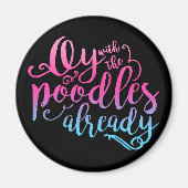 Oy met de poedels al magneet (Voorkant)