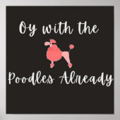 Oy met de spuit poster (Voorkant)