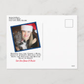 OY tegen World Funny Face Mask Pandemic Feestdagenkaart (Achterkant)