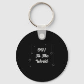 Oy! To The World Funny Hannukah Gift Sleutelhanger (Voorkant)