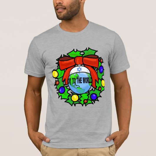Oy to world Chrismukkah T-shirt (Voorkant)