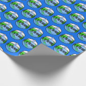 Oy to world Chrismukkah wrapping paper Cadeaupapier (Hoek)