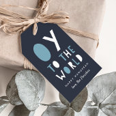 Oy to World | Funny Hanukkah Cadeaulabel