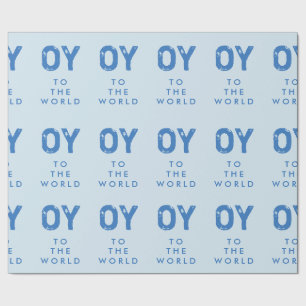 Oy to World Hanukkah Wrapping Paper Cadeaupapier