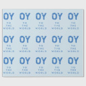 Oy to World Hanukkah Wrapping Paper Cadeaupapier (Vlak)