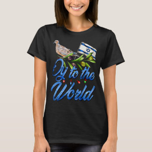 Oy to world Happy Hanukkah Chanukkah Peace Dov T-shirt
