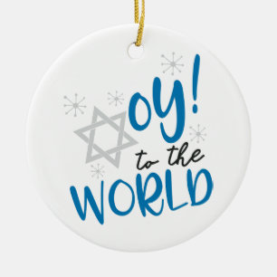 Oy to World Keramisch Ornament