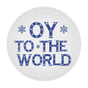 OY-to-world Round Glass Cutting Board Snijplank