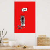 Oy uit de donkere toren poster (Keuken)