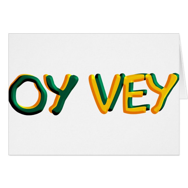 Oy Vey (Voorkant Horizontaal)