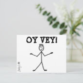 Oy vey! Briefkaart (Staand voorkant)