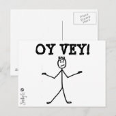 Oy vey! Briefkaart (Voorkant / Achterkant)