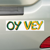 Oy Vey Bumpersticker (Op auto)