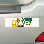 Oy Vey Bumpersticker (Op auto)