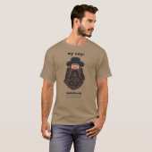 OY VEY! Funny RABBI Peronalized T-shirt (Voorkant volledig)