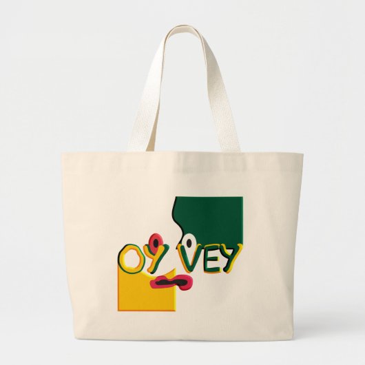 Oy Vey Grote Tote Bag (Voorkant)