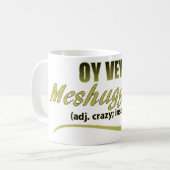 OY VEY PHRASES MESHUGGENEH KOFFIEMOK (Voorkant links)