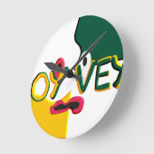 Oy Vey Wall Clock Ronde Klok (Hoek)