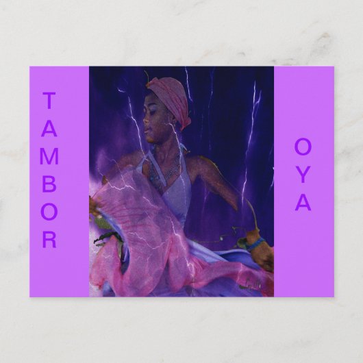 OYA DANCING BY LIZ LOZ BRIEFKAART (Voorkant)