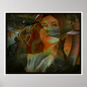 Oya, godin van de winden en reizen poster