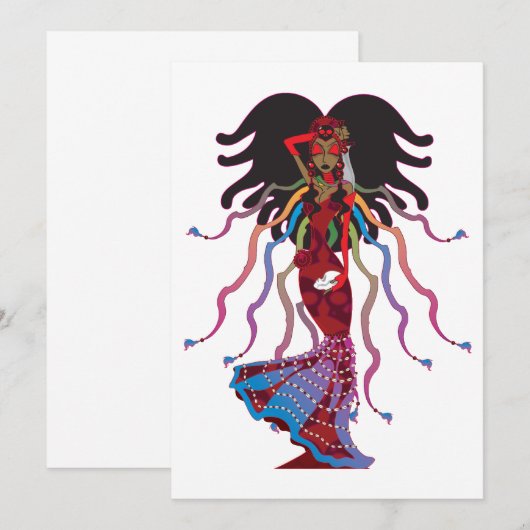 Oya-uitnodigingen Kaart (Voorkant / Achterkant)