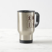 Oye Odin Viking Bindrune Travel Mug Reisbeker (Voorkant rechts)