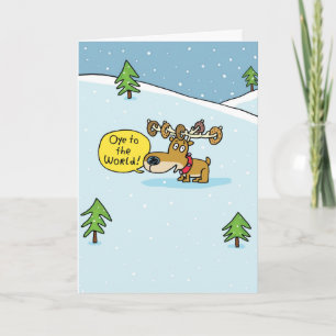 Oye to the World Chanoeka Kaart