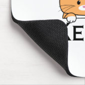 Oyen de schattige kat (persoonlijke naam) muismat (Hoek)