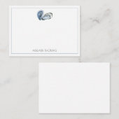 Oyster - Aangepaste Kaart voor Briefpapier notitie Notitiekaartje (Voorkant / Achterkant)