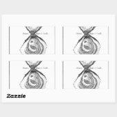 Oyster Animal Print Rechthoekige Sticker (Vel)