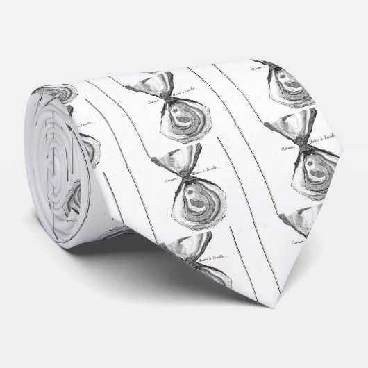 Oyster Animal Print Stropdas (Opgerold)