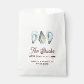 Oyster Aw Shucks We Zijn Blij Dat Je Er Bent Trouw Bedankzakje (Voorkant)