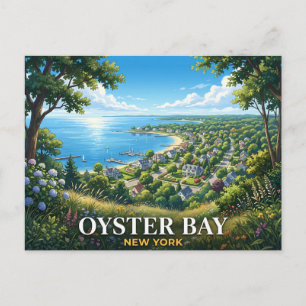 Oyster Bay New York Reizen Briefkaart