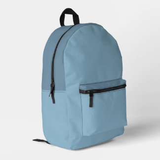 Oyster Blue Backpack Bedrukte Rugzak