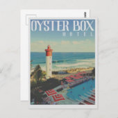  Oyster Box Lighthouse Travel Briefkaart (Voorkant / Achterkant)