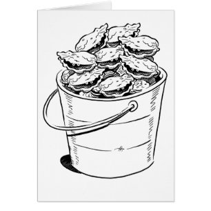 Oyster Bucket Card