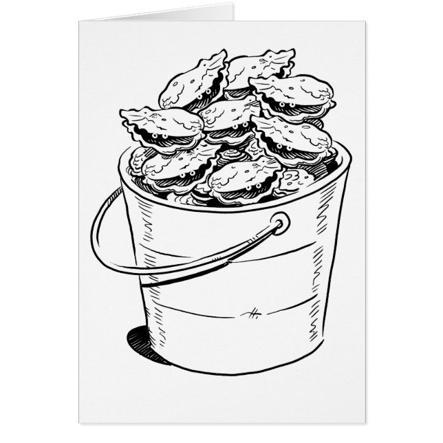 Oyster Bucket Card (Voorkant)