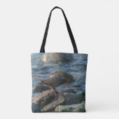 Oyster catcher tote bag (Achterkant)
