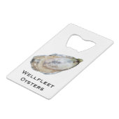 Oyster Creditcard Bottle Open Creditkaart Flessenopener (Achterkant Gekanteld)