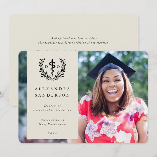 Oyster Doctor in de osteopathische geneeskunde Fot Aankondiging (Voorkant / Achterkant)