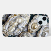 Oyster en Parel Traditionele Case-Mate iPhone Hoes (Achterkant (horizontaal))