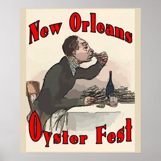 Oyster Festival, New Orleans, LA Poster (Voorkant)