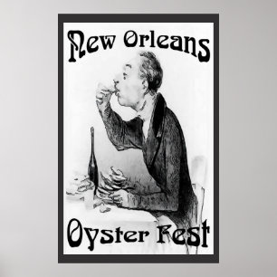 Oyster Festival, New Orleans, LA Poster
