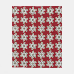 Oyster Fleece Blanket - Ontwerp een rood